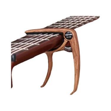 Imagem de Capotraste De Liga De Zinco 2 Em 1 Para Guitarras Acústicas E Elétrica