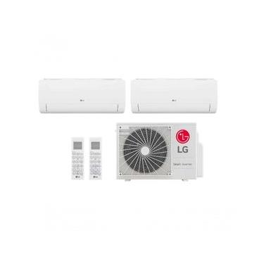Imagem de Ar Condicionado Multi Split Inverter 2 Ambientes (Hiwall 1X 9.000BTUS, 1X18.000BTUS) Quente/Frio WiFi Integrado 220V