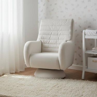 Imagem de Poltrona de Amamentação Cone Fixa Zen Branco