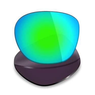 Imagem de Mryok Lentes de reposição UV400 para óculos de sol Oakley Deadbolt OO6046, HD Polarized, proteção UV, resistente a impactos e ajuste perfeito - Verde esmeralda