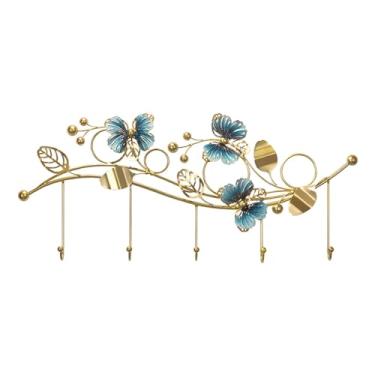 Imagem de KEG801302 Gancho para casaco e chapéu ganchos decorativos de parede criativos para pendurar na parede cabideiro de entrada ganchos de armazenamento de chaves para porta de entrada ganchos de