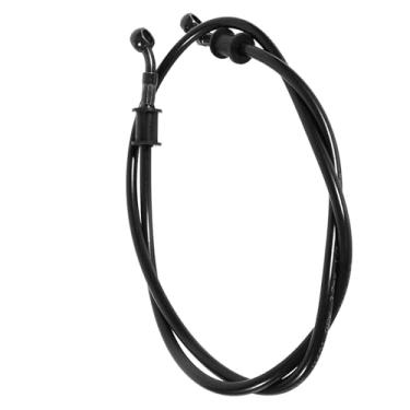 Imagem de Cosiki Durável 50cm-120cm Motocicleta Trançado Aço Freio Embreagem óleo Mangueira Linha Tubo para Alta Sensibilidade de Frenagem, 10mm Banjo Diâmetro (1200mm)