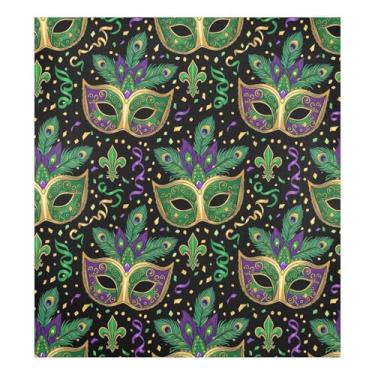 Imagem de Blueangle Máscara de carnaval para máquina de lavar louça, capa frontal para lava-louças, adesivos de eletrodomésticos, adesivos de eletrodomésticos, adesivo magnético decorativo de 58,4 cm C x 66 cm