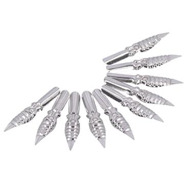 Imagem de Cosiki Ferramentas de Arte Leves 10 Peças, Pacote de Ponta de Caneta de Pena para Entusiastas de Caligrafia, Metal (Ponta de metal)