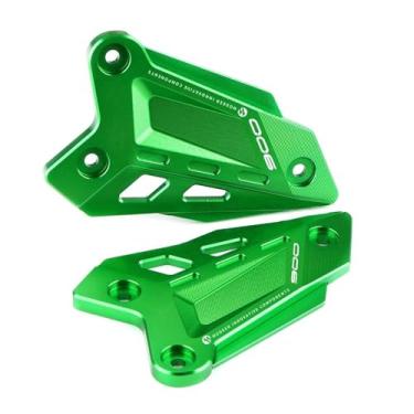 Imagem de Anti-derrapante Protetor de pedal traseiro decorativo para Z-900 z900 se z 900 2017-2023(Green a)