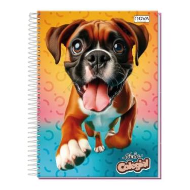 Imagem de Caderno Universitário 240 Folhas Espiral Capa Dura Capa Animal Pets Cute (Cachorro/Gato) – Espiral – Linha Escolar – Anotações, Escola, Faculdade e Escritório (Linha Premium). (Cachorro 6 320 FOLHAS)