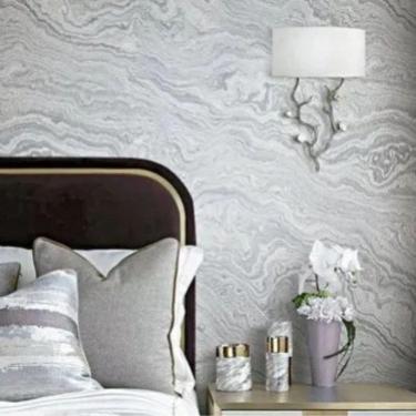 Imagem de Papel De Parede Pedra Azul E Cinza 10m X 0.53m - Vip1044