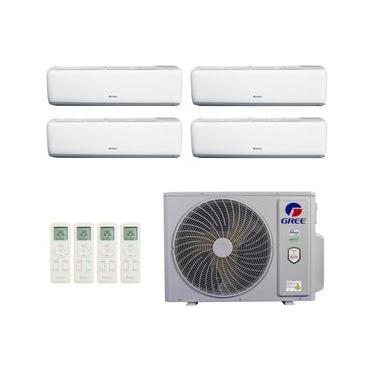 Imagem de Ar-Condicionado Multi Split Inverter R-32 Gree 36.000 (3x Evap HW 9.000 + 1x Evap HW 24.000) Quente/Frio 220V