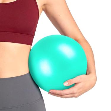 Imagem de ROLYTA Bola de ioga de 23 cm, mini bola de exercícios de pilates, bola de equilíbrio para estabilidade da força do núcleo, alongamento, fisioterapia, treino em casa, academia, escritório