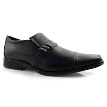 Imagem de Sapato Social de Couro Masculino BR2 934, Preto, 40