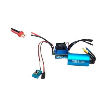 Imagem de Combo De Motor Brushless E ESC 35A 45A Para Wltoys 124016 Remo Hobby X