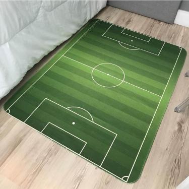 Imagem de Tapete Kids Diido 95cm X 1,30m Antiderrapante Futebol