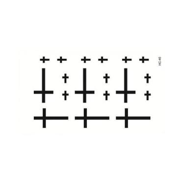 Imagem de Adesivos De Tatuagem Temporária À Prova d'Água Sexy E Fashion, 10 Peça