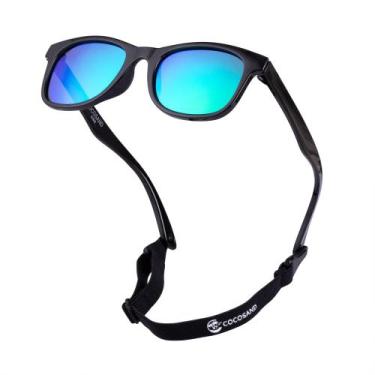 Imagem de Gafas de Sol Polarizadas COCOSAND para Niños Flexibles UV400 Negro/Ver