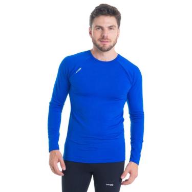 Imagem de Camiseta Longa Segunda Pele Flanelada Proteção ao Frio Adulto-Unissex