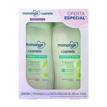Imagem de Sabonete Intimo Monange/Lucretin Frescor 2X200ML