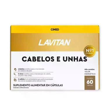 Imagem de Suplemento Cabelos E Unhas com 60 Capsulas Lavitan