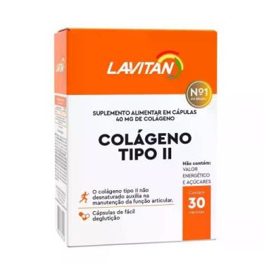 Imagem de Suplemento Colageno Tipo 2 com 30 Capsulas Lavitan