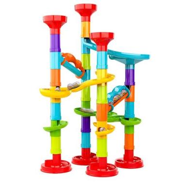 Imagem de Pista Montar Bolinhas 3D Moldável Brinquedo Educativo 50pçs - Futuro K