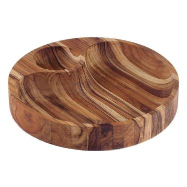 Imagem de Petisqueira Churrasco Fundo Lateral Madeira Teca Fsc Com Acabamento Em óleo Mineral 31,5