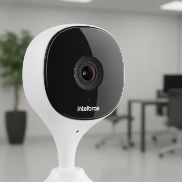 Imagem de Câmera de Segurança WiFi intelbras Full HD IMX C Com Áudio Visão Noturna Acesso em Tempo Real pelo celular 
