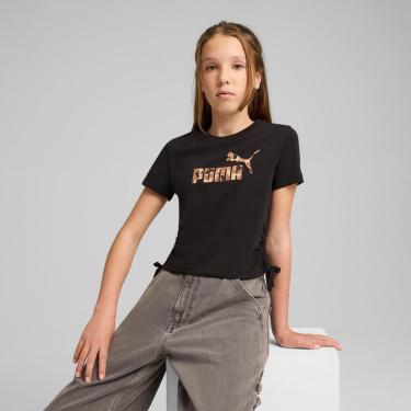 Imagem de Camiseta Puma Essentials Animal Logo Infill Knotted Infantil-Feminino