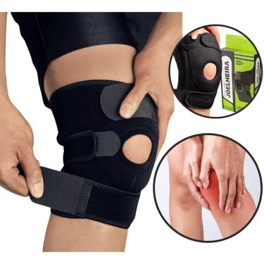 Imagem de Joelheira Compressão Articulada Tala Lateral Fisioterapia Ortopedica-Unissex