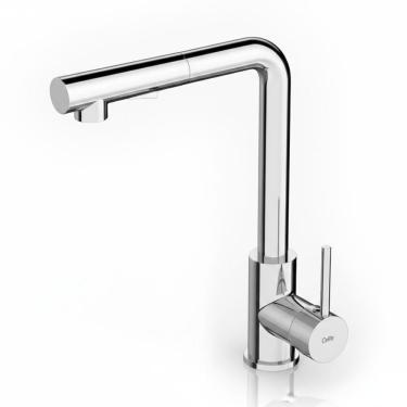 Imagem de Monocomando Para Cozinha De Mesa Bica L Extraível Pratica Cromado Celite
