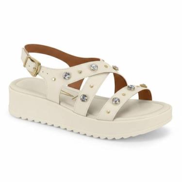 Imagem de Sandália Vizzano Fivela Tratorada Flatform Feminina Confortável Origin