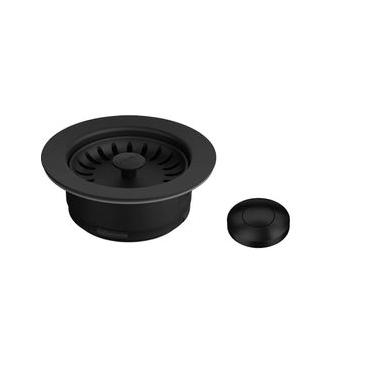 Imagem de CONJUNTO FRANKE ACIONADOR FLANGE BLACK MATTE P/CUBA URBAN ONYX E TRITURADOR 18047