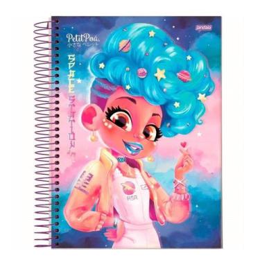 Imagem de Caderno Espiral Jandaia Universitário Capa Dura Petit Poa 10 Matérias 