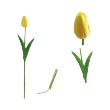 Imagem de Flores De Tulipa De Espuma PE Artificial Em Sete Cores Para Decoração 