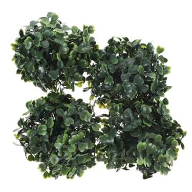Imagem de SEWOART 4 peças bola simulada de milano decoração de grama sintética decoração de plant...