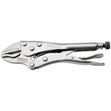 Imagem de Alicate pressao mordente curvo 10" tramontina, 10"