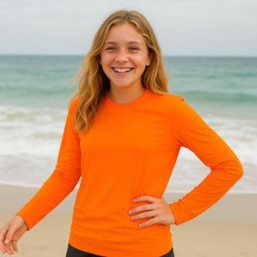 Imagem de Camiseta Térmica Proteção UV Solar Manga Longa Infantil PLT 352-Unissex