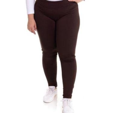 Imagem de Calça Legging Feminina Plus Size Peluciada - Serena-Feminino