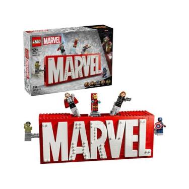 Imagem de Lego Marvel Vingadores Original 76313 Logo Com Minifiguras 931 Peças