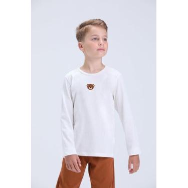 Imagem de Pijama Infantil Masculino de Inverno Ursinho - Vida Costeira Oficial, 