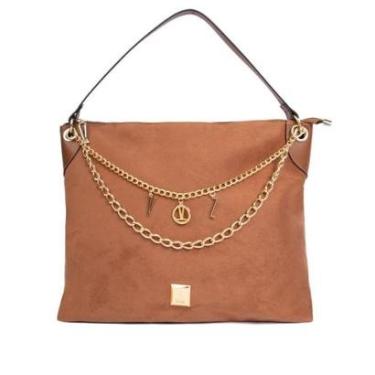 Imagem de Bolsa Feminina Vizzano Grande Camurça Avelã-Feminino
