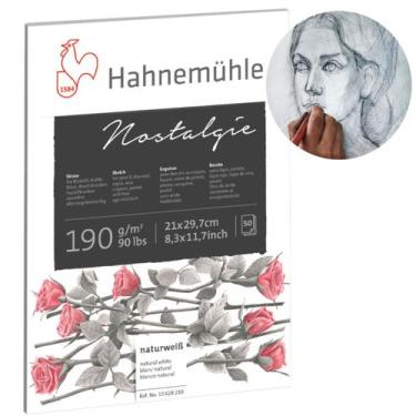 Imagem de Bloco Papel Nostalgie Hahnemühle 190g A4 50 Folhas 10628210 - HAHNEMUH