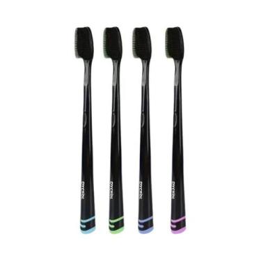 Imagem de Escova De Dentes Nano Para Adultos Com Cerdas Macias, Cabo Antiderrapa