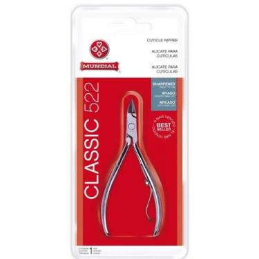 Imagem de Alicate Cutícula Mundial Classic 522 Aço Carbono Niquelado Lâmina Prec