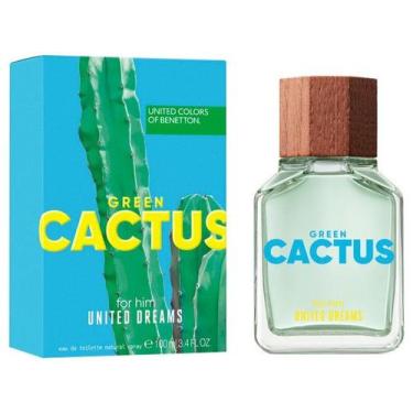 Imagem de Perfume Benetton Green Cactus  Masculino - Eau de Toilette 100ml, 100m