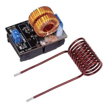 Imagem de Módulo Zvs Aquecimento Indução 5v-12v Tesla +bobina Indutor - GENÉRICA