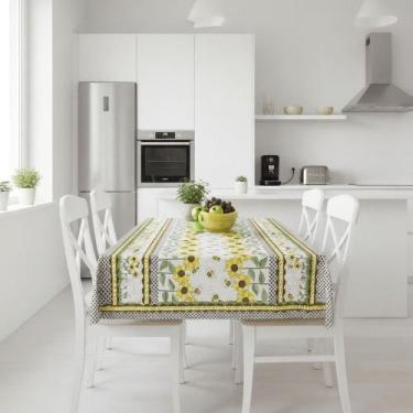 Imagem de Toalha De Mesa Termica Girassois Rolo 1,40x30m Vinil PVC - Plast.co
