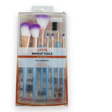 Imagem de Kit Pincéis Maquiagem Profissional - Cores Sortidas - Genérico