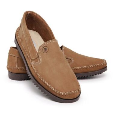 Imagem de Mocassim Masculino Couro Dockside Casual Drive Ref 2020 schi - MPR BOO