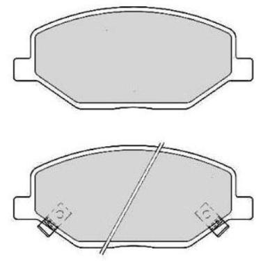 Imagem de Pastilha de Freio Dianteiro Chevrolet Cobalt 2019 a 2023 - TEC PADS