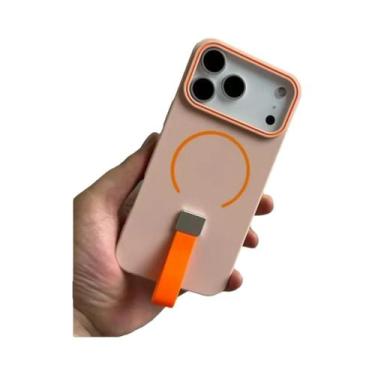 Imagem de Capa Protetora Antichoque Com Anel De Silicone Magsafe Para iPhone 17 