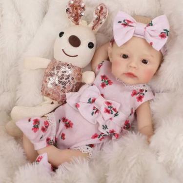 Imagem de Bebê Reborn Menina De Silicone Sólido Molinho Realista